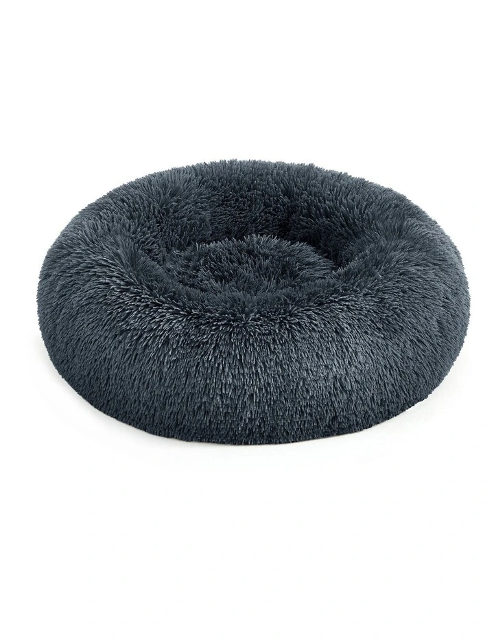 Pet Bed with Removable Washable Cusion 60cm in Dark Gray