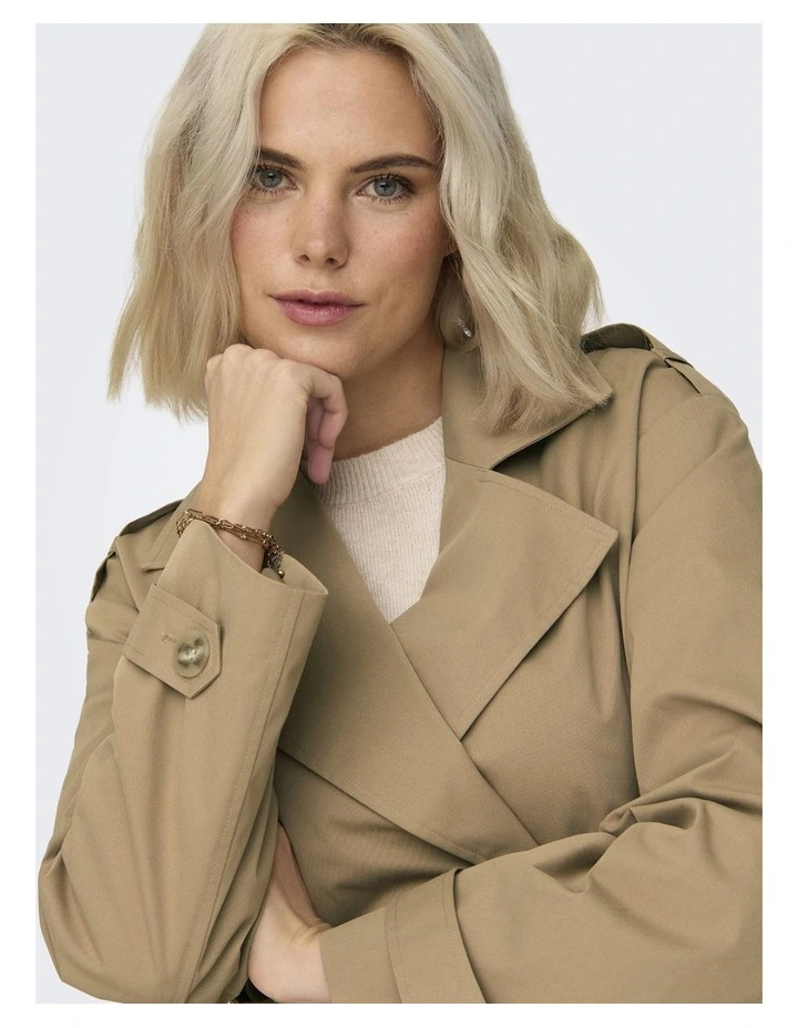 Orchid Classic Trenchcoat in Tan Brown