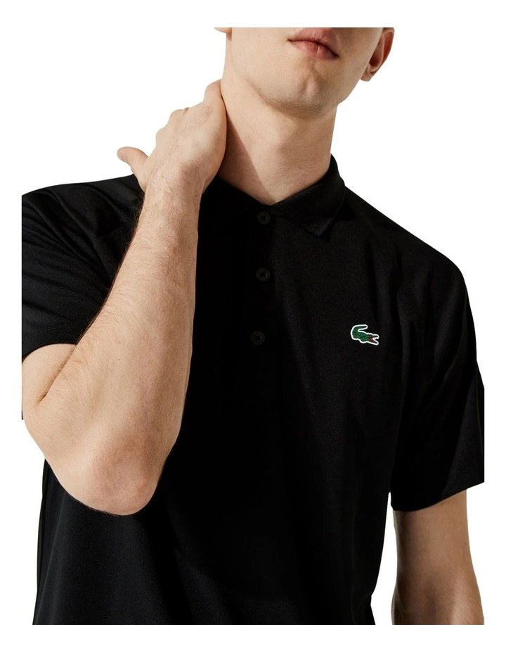 Ultra Dry Solid Colour Polo in Black