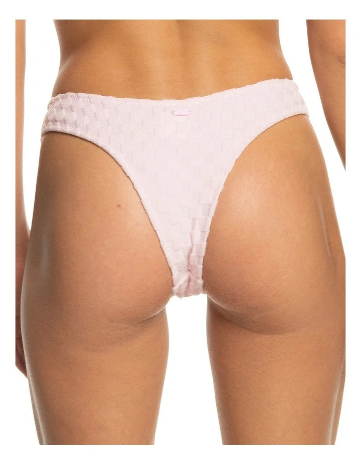 Happy Terry Cheeky Bikini Bottoms in Pirouette