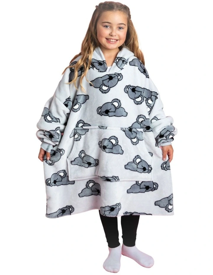 Giant Bearly Awake Hoodie (12-14 years) 33x38x2cm in Light Grey