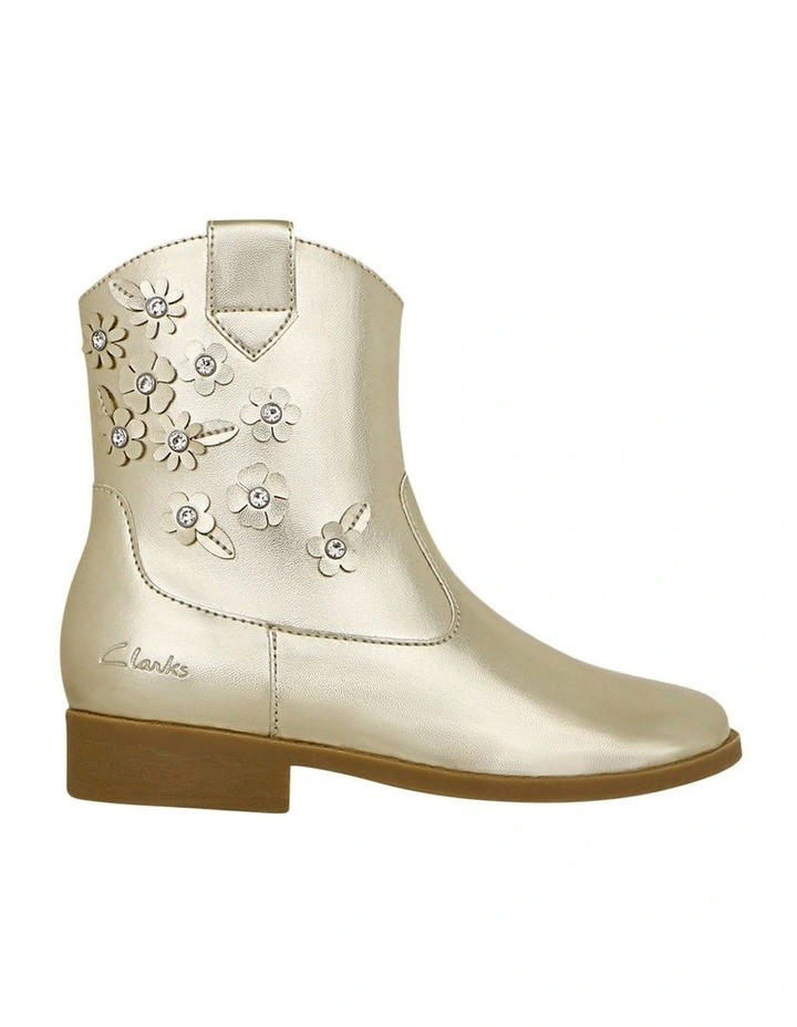 Taya Boots in Gold
