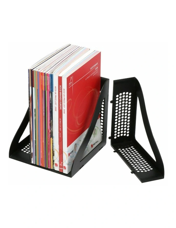 4pc Enviro Modular Magazine/Folder Storage Rack/Shelf Bookcase Organiser