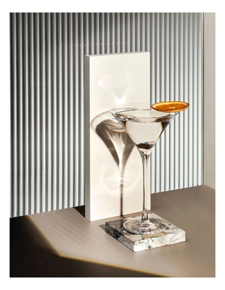 Avant-Garde Martini Set Of 6 Gift Boxed 150ml in Clear