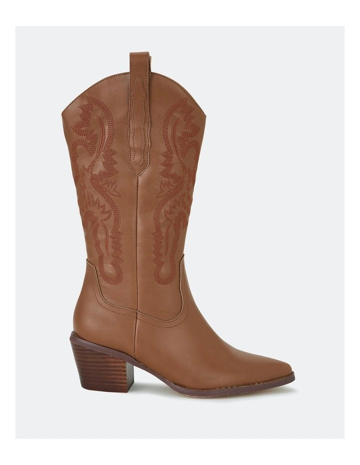 Howdy Boots in Tan
