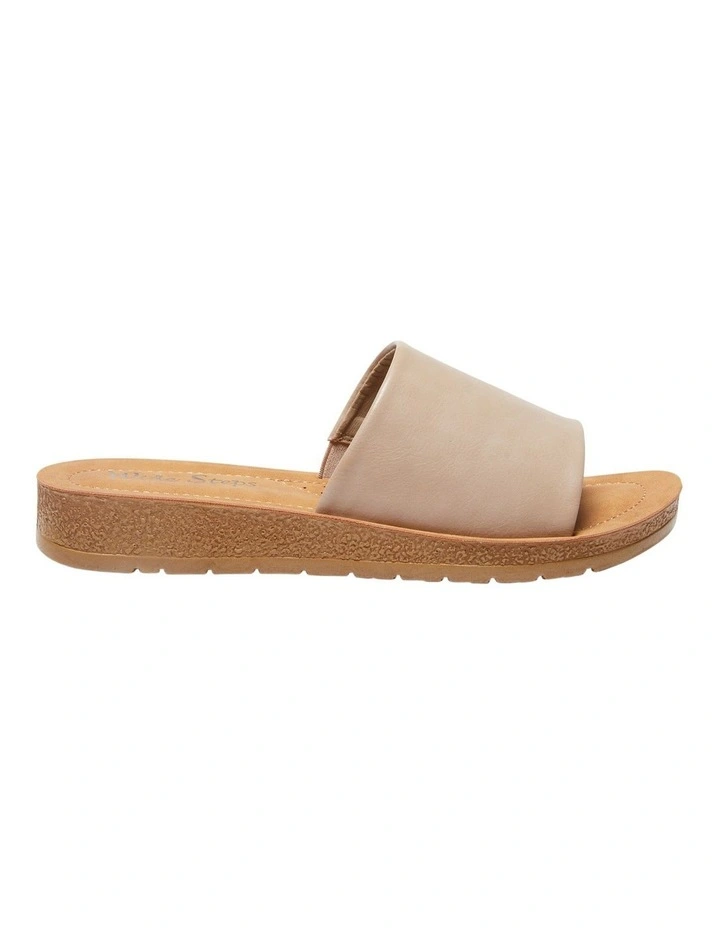Enid Sandals in Nude Smooth