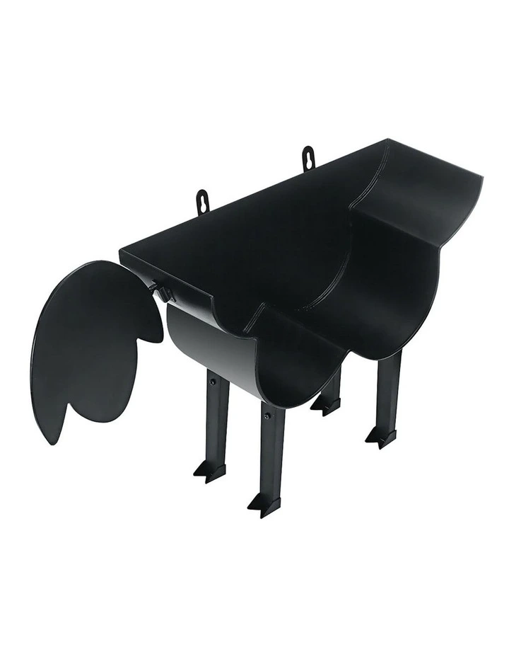 Roll Stand Wall Toilet Paper Holder in Black