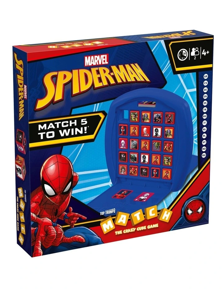 Spider-Man Top Trumps Match Board Game