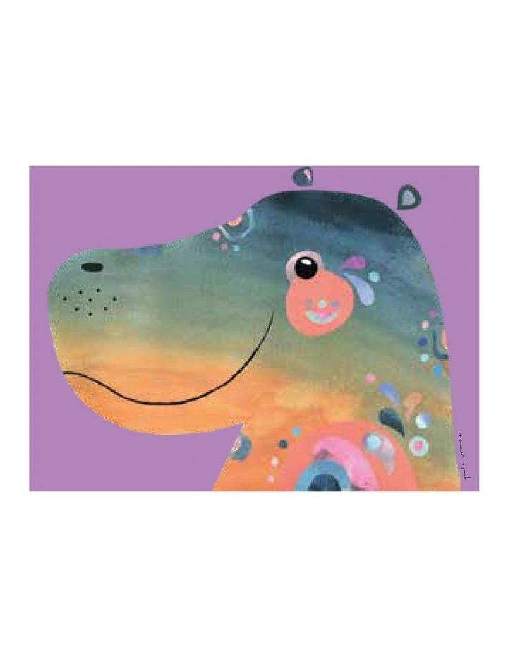Pete Cromer Wildlife Tea Towel 50x70cm Hippo