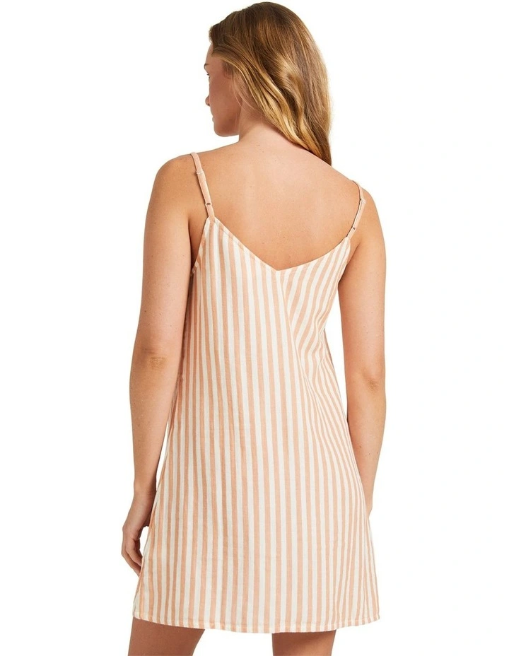 Shine A Light Strappy Dress in Brown