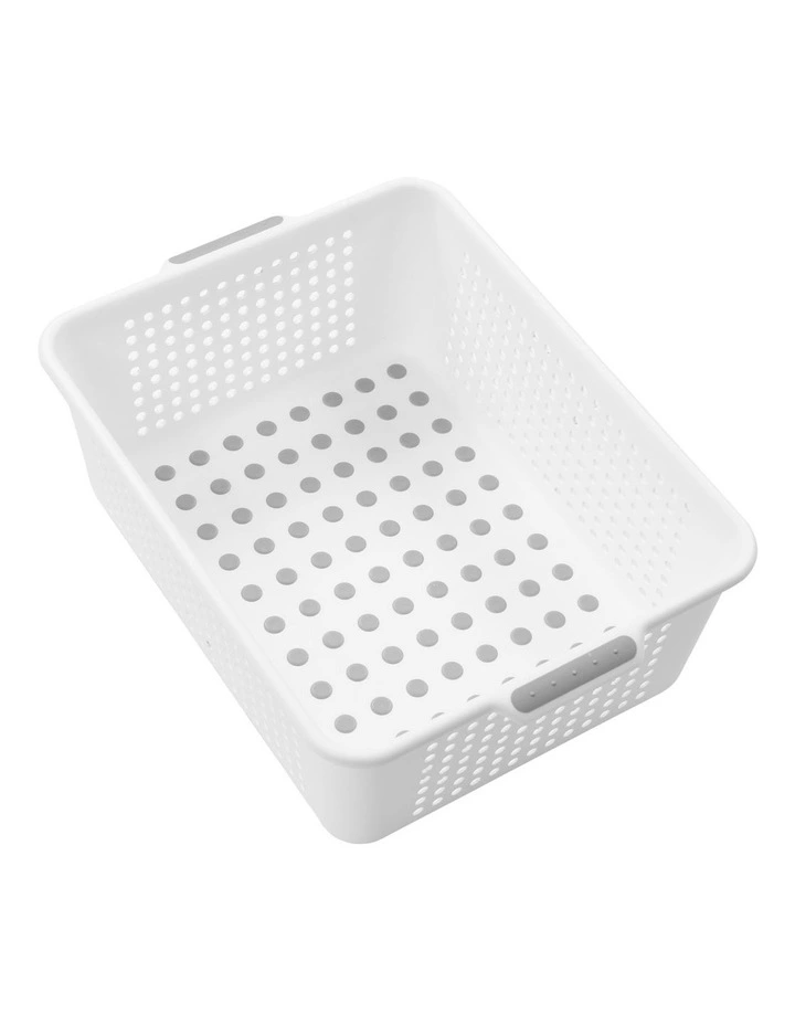 Medium Storage Basket in White