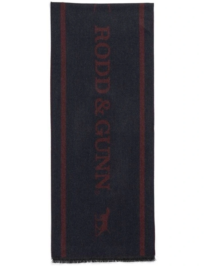 Stadium Scarf in Navy/Burgundy
