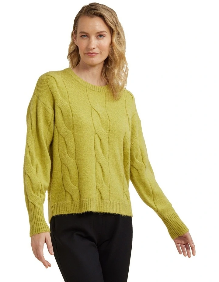 Cable Jumper in Bamboo