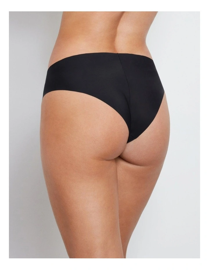 No Show Bikini in Black