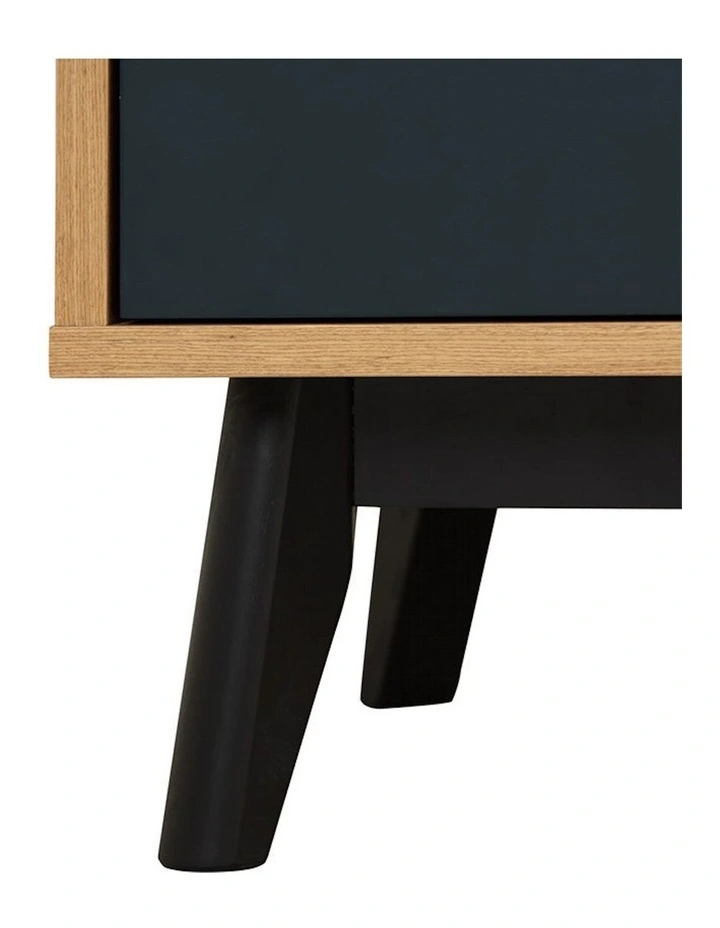 Castor Entertainment TV Unit 180cm in Natural/Black