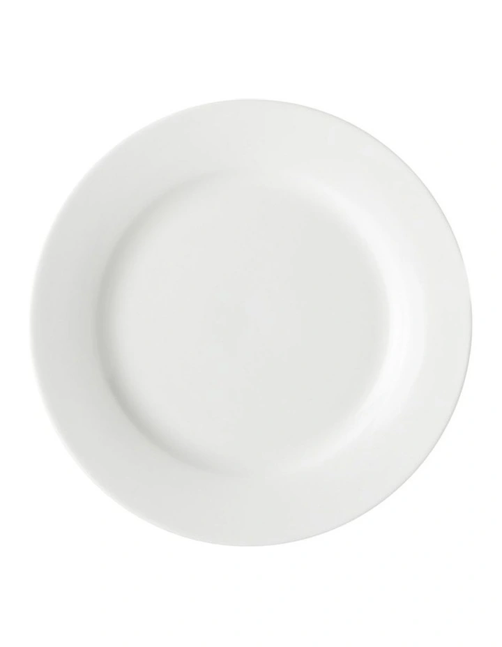 White Basics 19cm Rim Side Plate