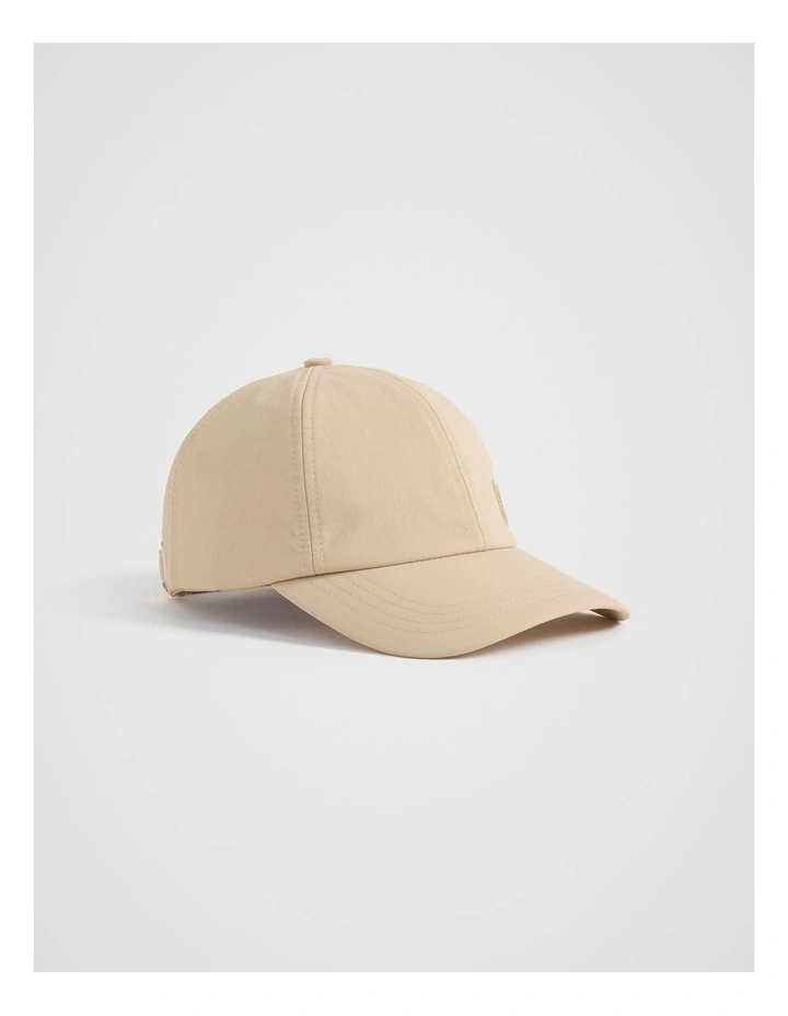 Monochrome Logo Cap in Champagne Beige