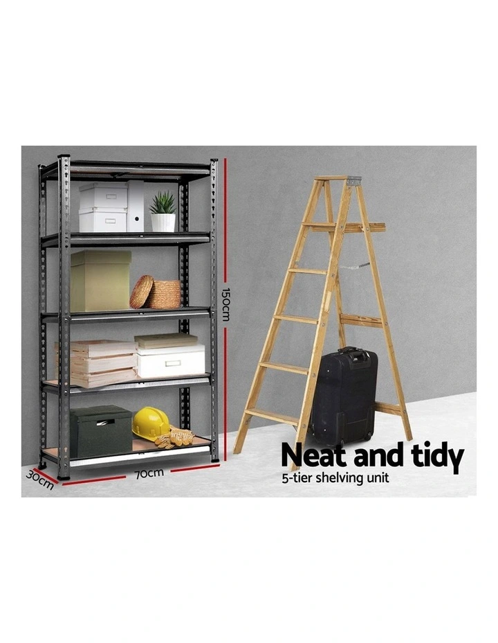 Steel Warehouse Shelving Charcoal