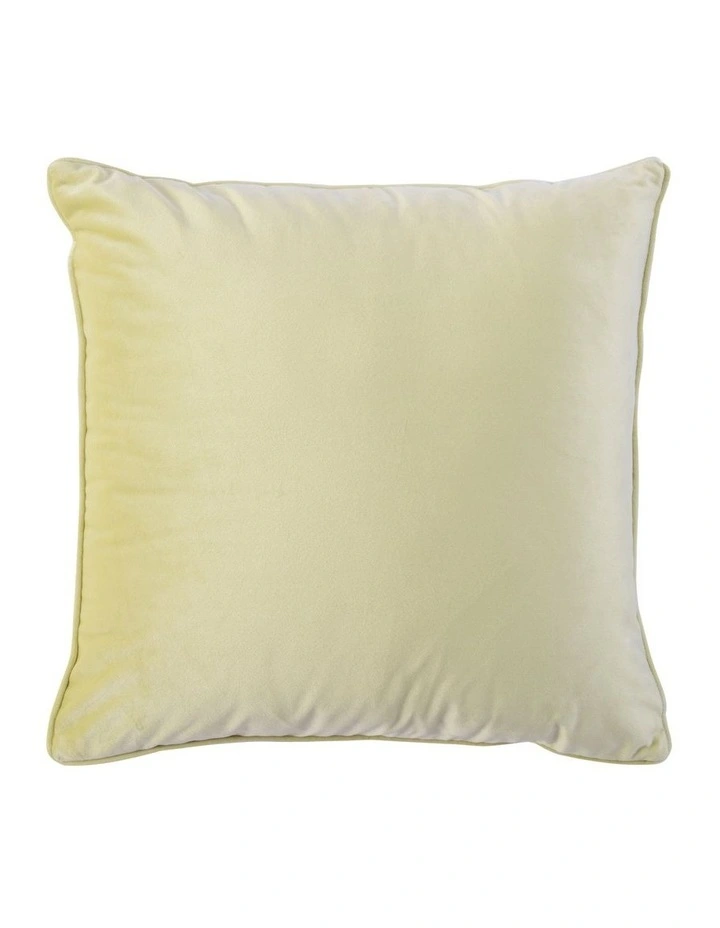 Bronte Velvet Cushion 45x45cm in Green Tea