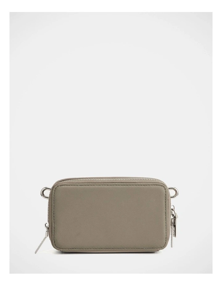 The Lexie Crossbody Bag in Sage/Silver