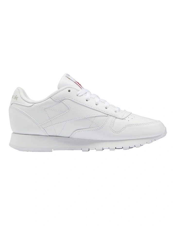 Classic Leather Shoes in White