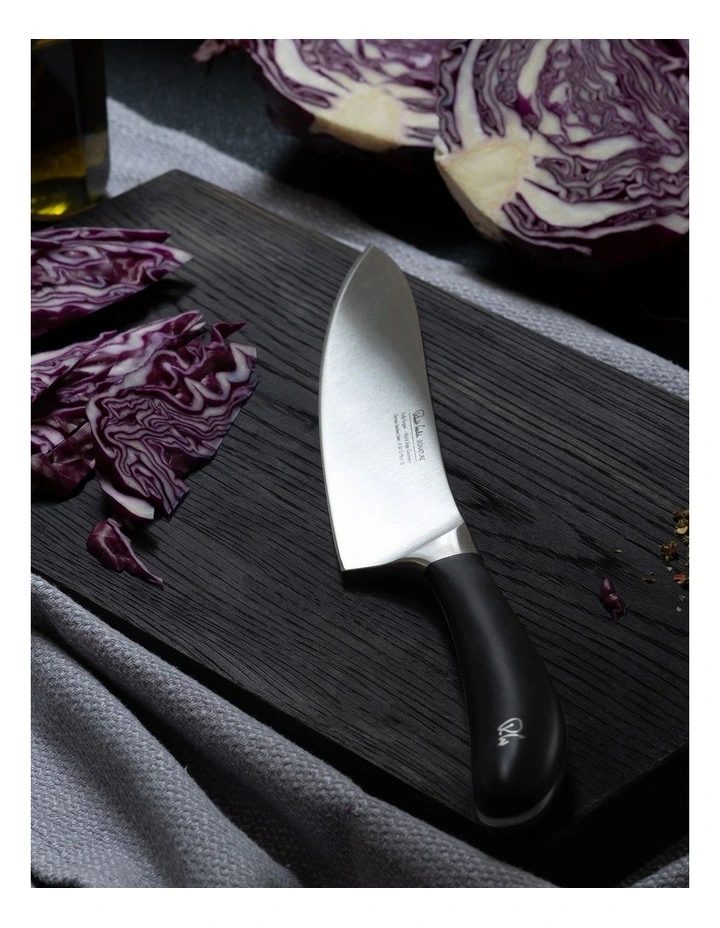 Signature Cooks Chefs Knife 20cm in Silver/Black