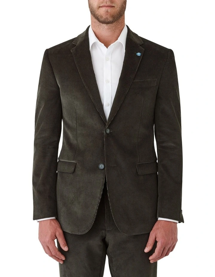 Nitro Slim Fit Sports Jacket in Green