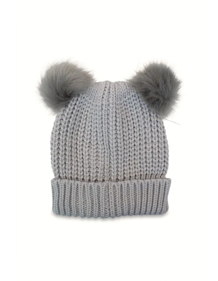 Nakita Beanie in Grey