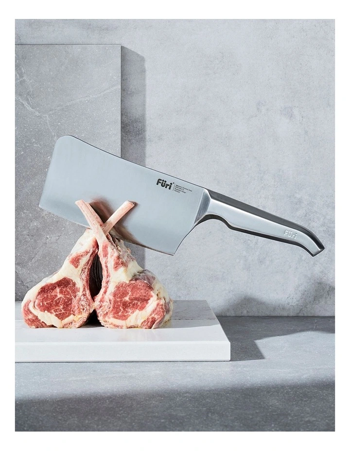 Pro Cleaver Knife 16.5cm in Stainless Steel