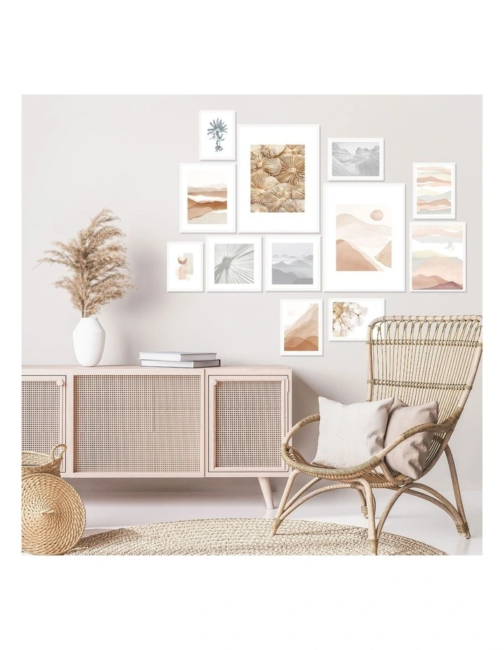 Instant Gallery Wall 12 Piece Frame Set in White