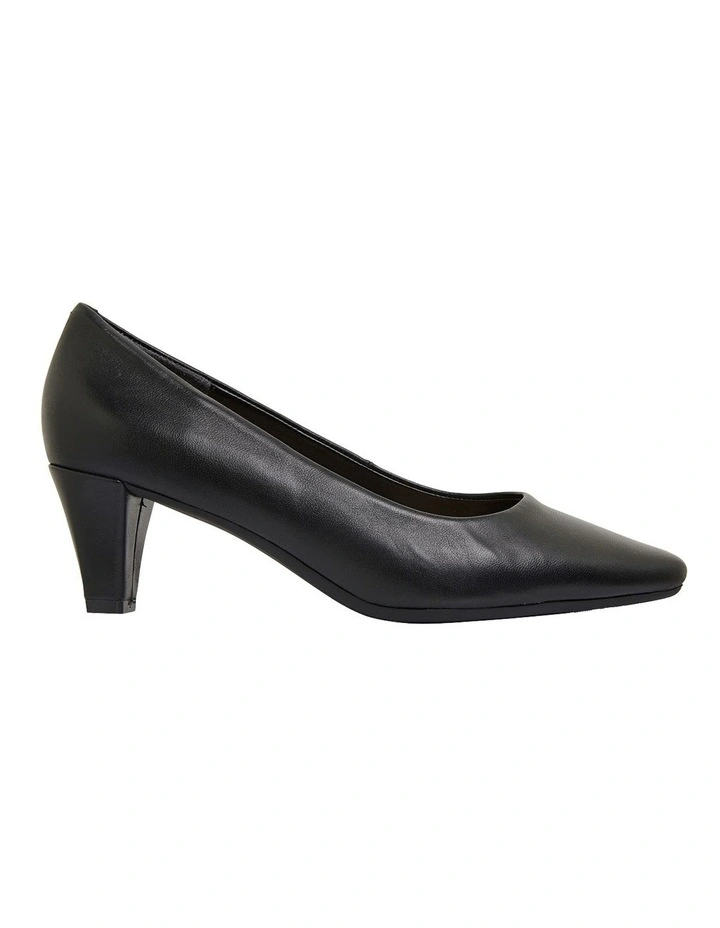 Aiken Black Glove Heeled Shoes