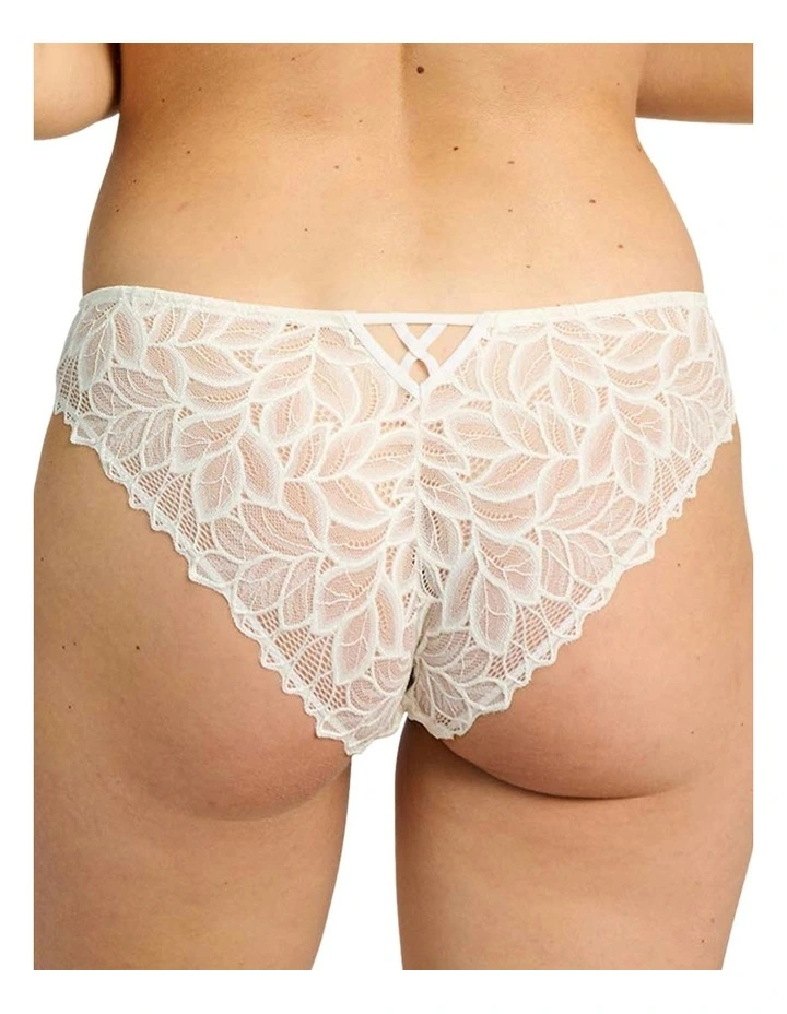 Divine Sheer Lace Hipster Brief in White