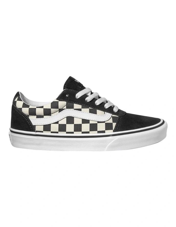 Ward Checkerboard Sneaker in Black/White