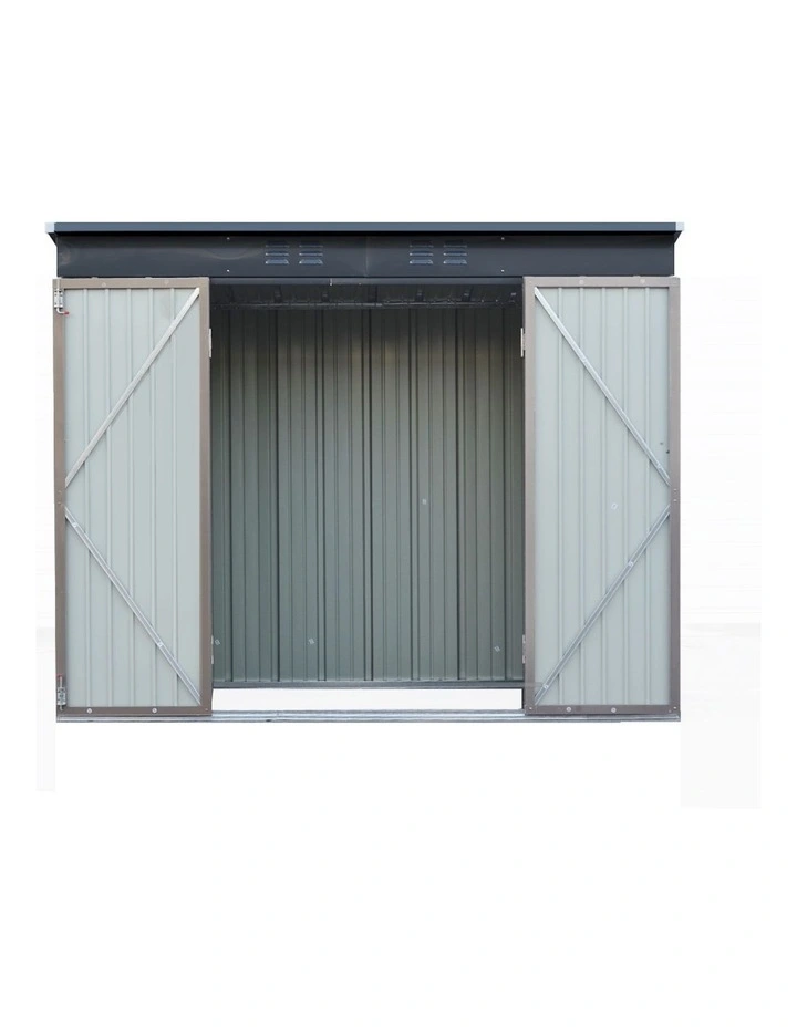 Garden Outdoor Workshop Shed 2.31x1.22m in Brown