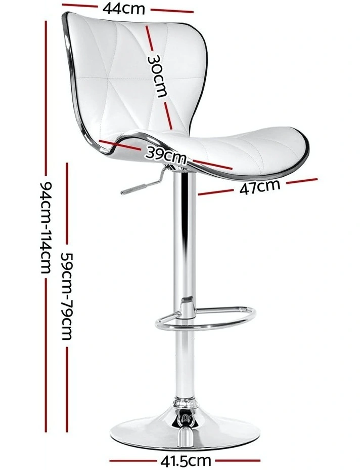 Kitchen x4 Barstools Chairs in White