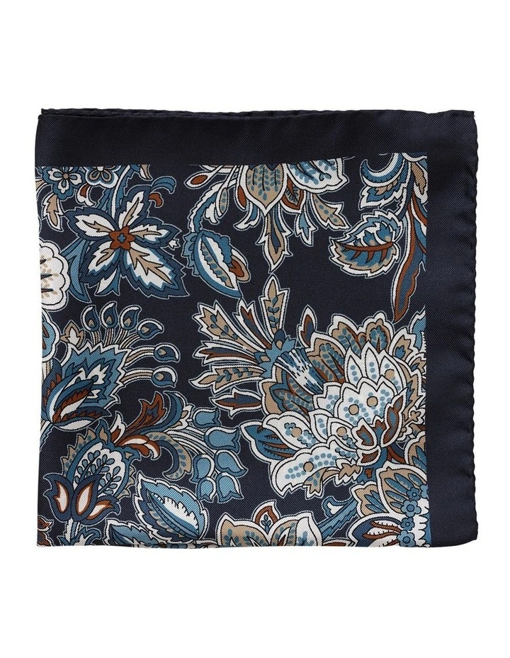 Floreale Silk Pochette in Brown
