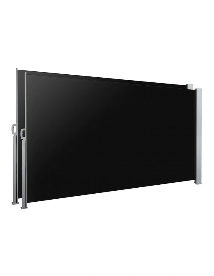 Retractable Side Awning in Black