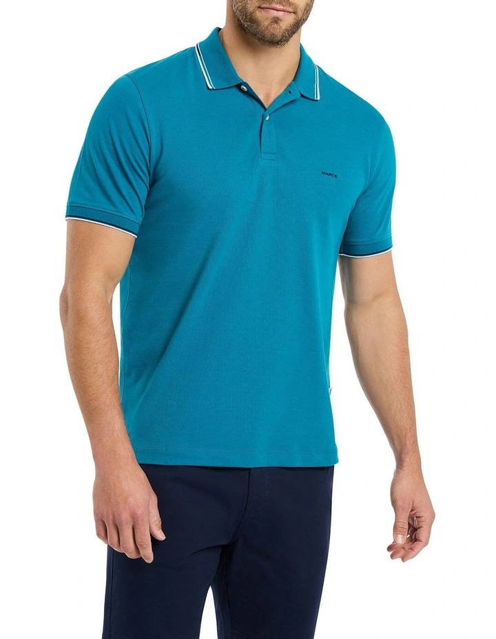 Alex Pique Polo in Atlantic