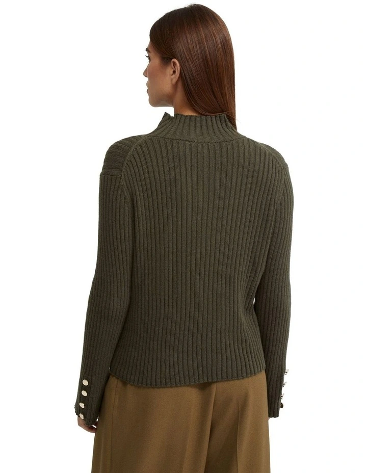 Tilly Rib Knit in Olive