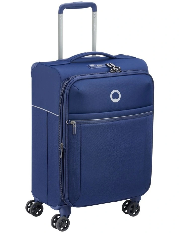Brochant 2.0 55cm Double Wheels Expandable Cabin Trolley Case in Navy