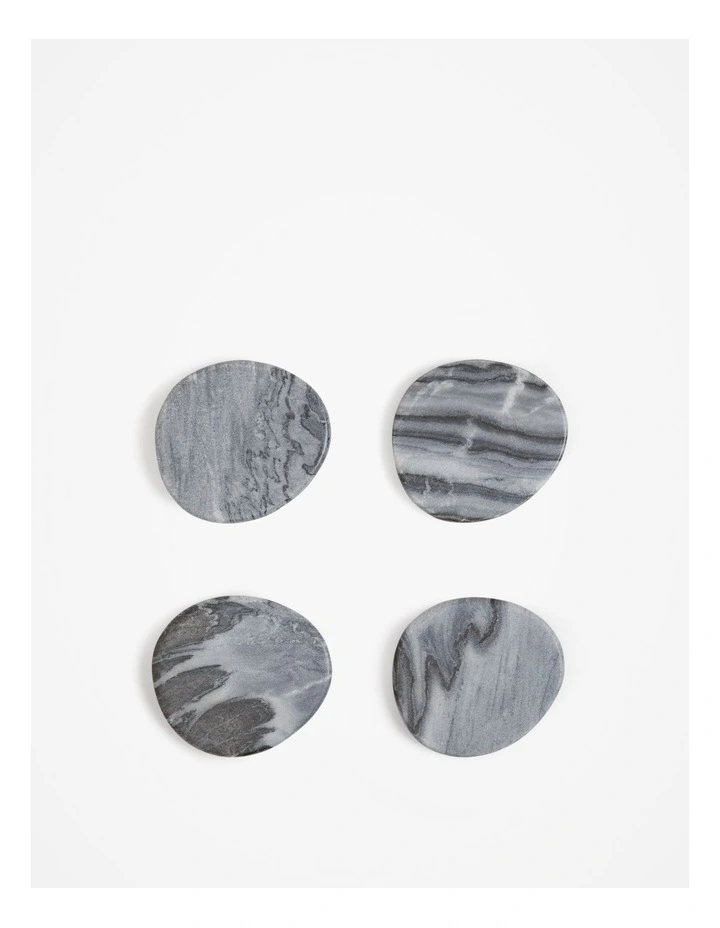 Hast Coaster Pack Of 4 in Charcoal