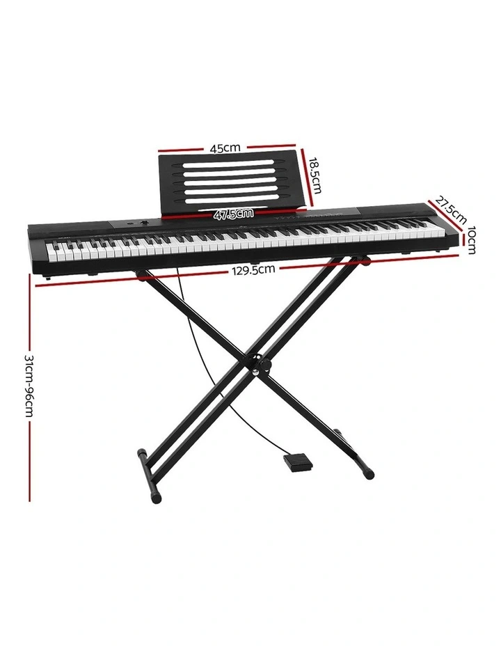 88 Keys Electronic Keyboard with Sustain pedal