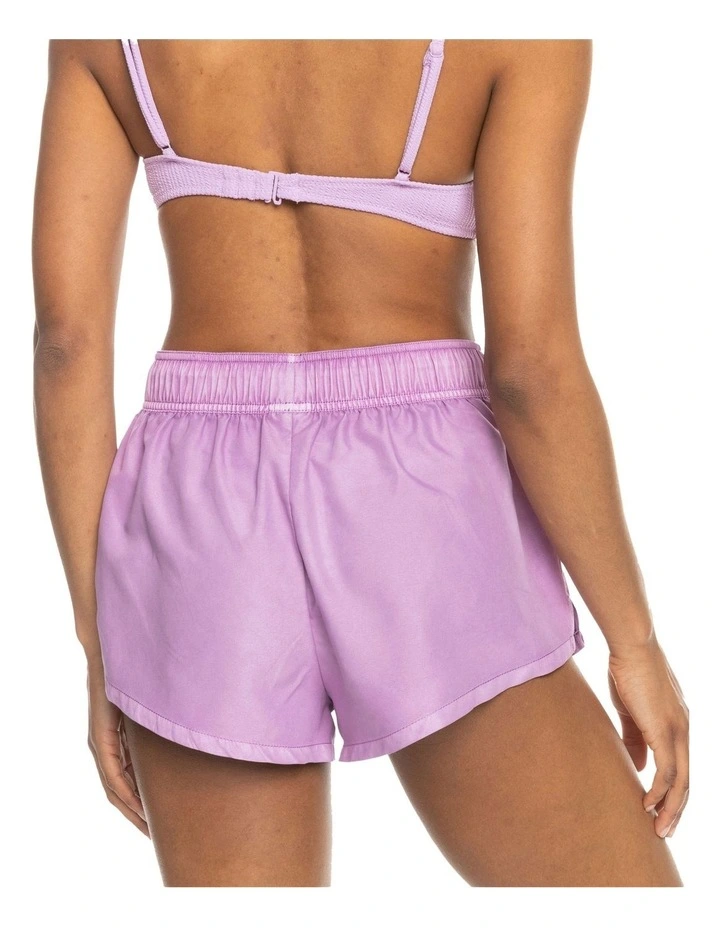 No Bad Waves Swim Shorts in Crocus Petal