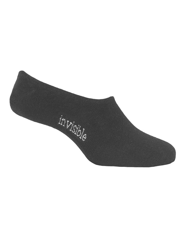 Invisible King Size Socks in Black