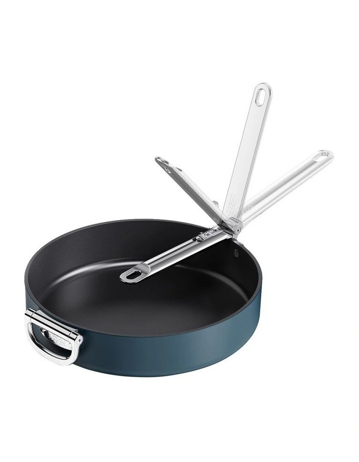 Space Non-stick Frypan 30cm in Midnight Blue