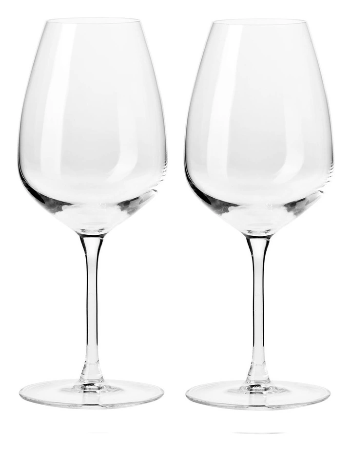 Duet 580ml Wine Glass Set of 2 in Clear