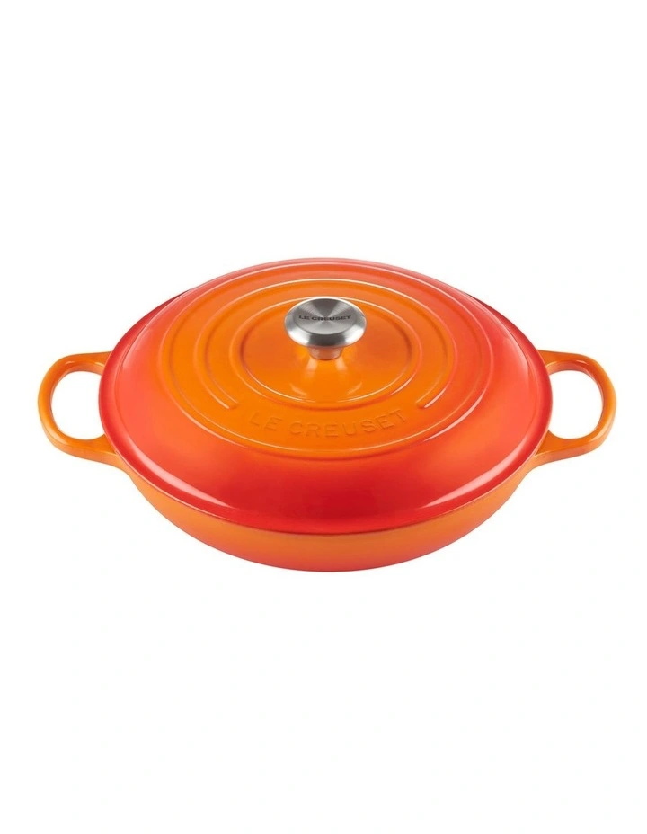 Signature Shallow Casserole 30cm/3.2Lt in Volcanic