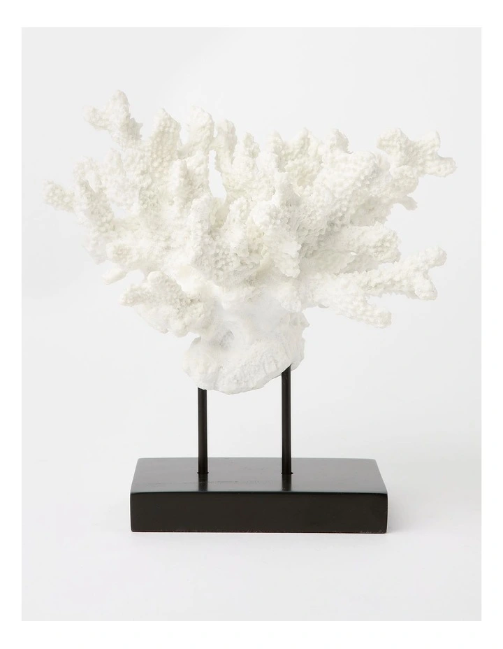 Atolle Coral Sculpture Small 21cm in White