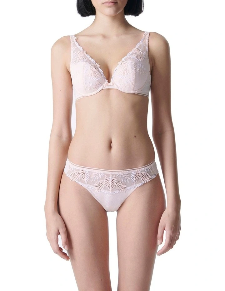 Bloom Bikini Brief In Powder Petal