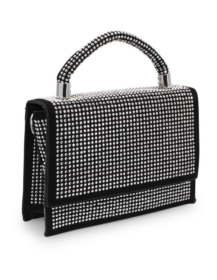 Clarissa Top Handle Bag in Black